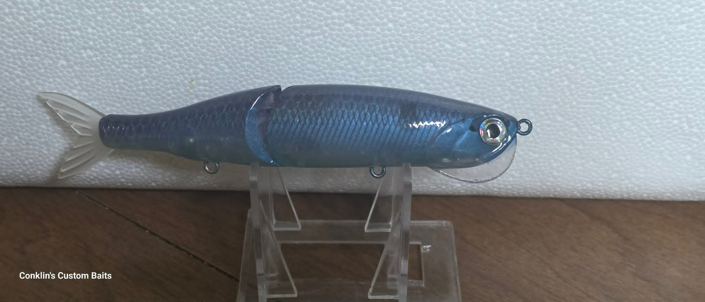 Custom Painted 5 inch Rattlin Bone Glide bait