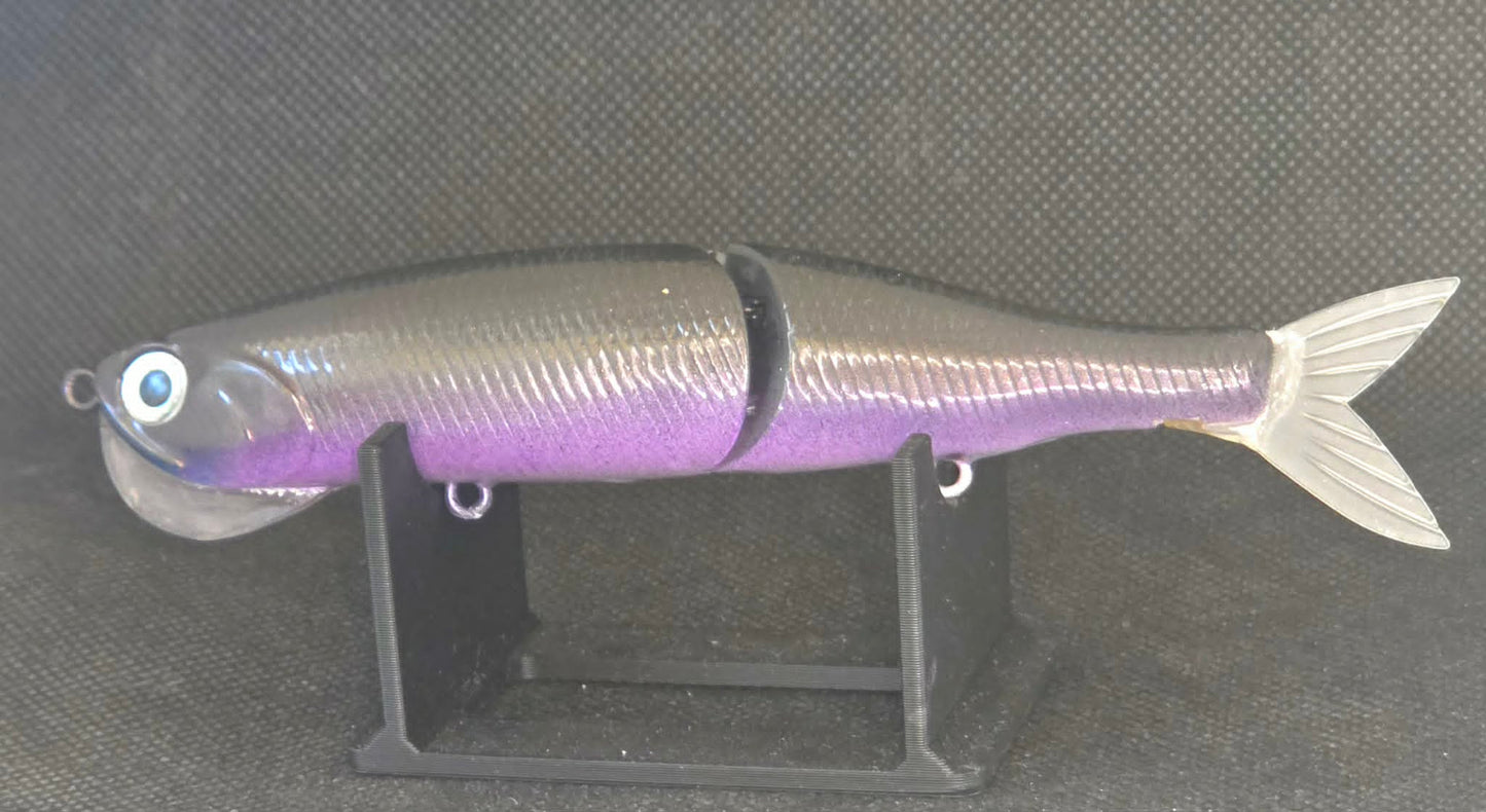 Rattling Bone Glide Bait In Smoke Purple