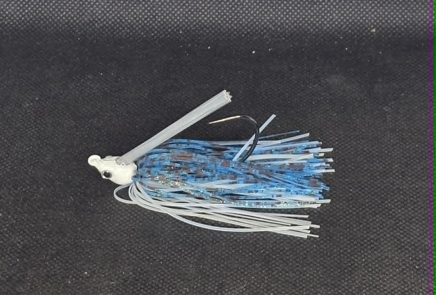 1/4oz. Swim Jig Tied in Blue Back Shad