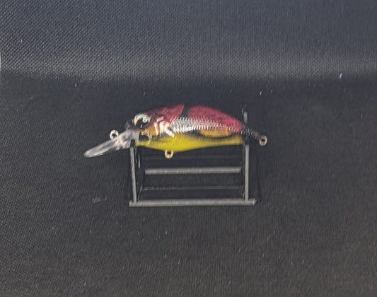 Custom Painted C65 Crankbait in Red Crawl