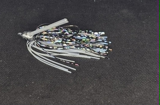 1/4oz.  Swim Jig Tied in Pay Me Shad