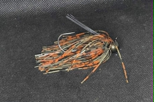 5/16oz.  Round Ball Jig Tied in Money Maker Crawl