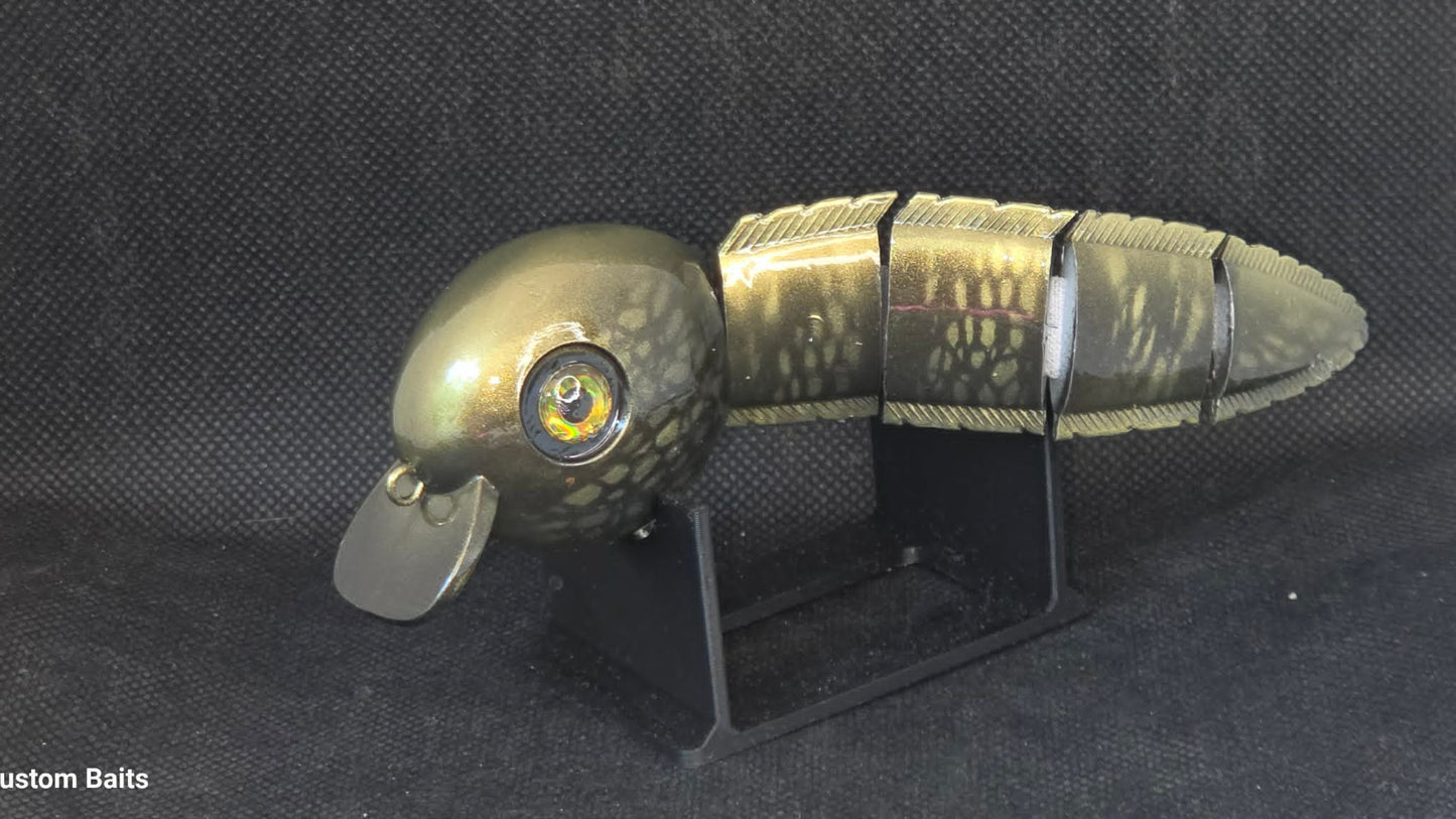 Custom Painted Tadpole Swimbait – 6" | 1.5 oz